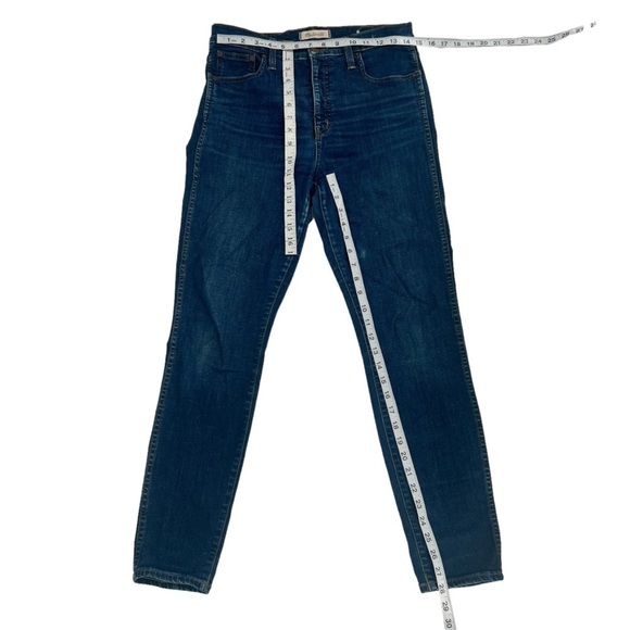 Madewell 10” High Rise Distressed Skinny Jeans Size 28 Women’s - Picture 5 of 6
